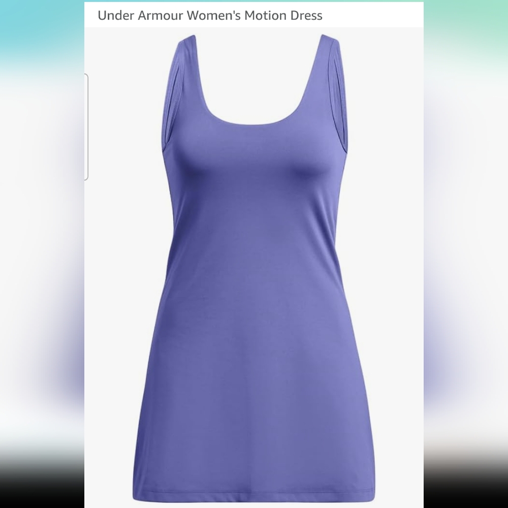 Under Armour Lavender Fitted Motion Sports Outer Dress With Inner Bodysuit. XL